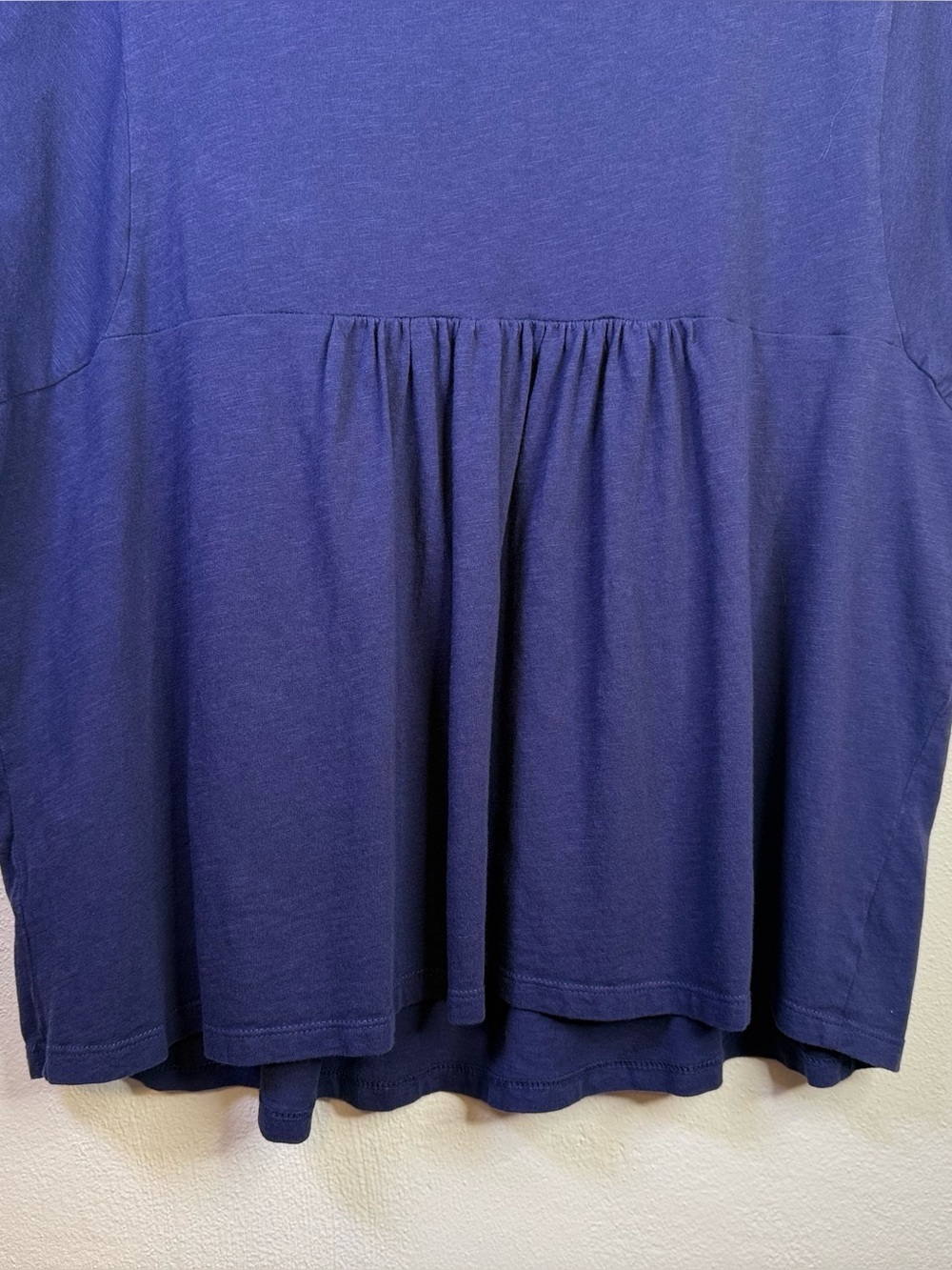 Gloria Vanderbilt Blue Short Sleeve Embroidered Top Women’s Size XXL - Picture 12 of 15
